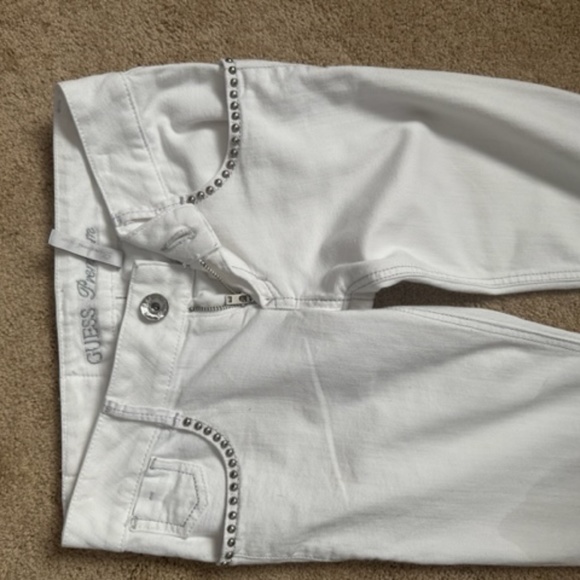 Guess premium daredevil skinny jeans size 27 WHITE - Picture 12 of 14